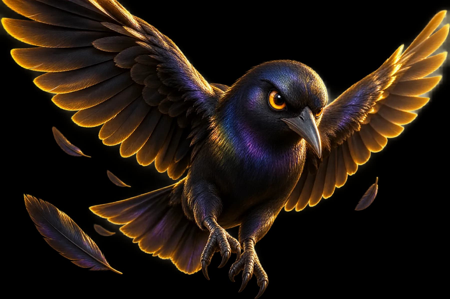The SEO Birdy bird taking flight